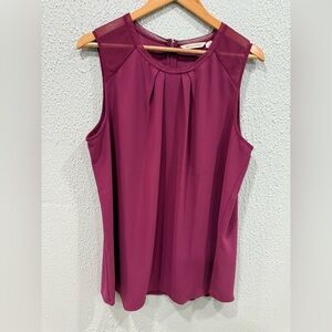 SOFT SURROUNDINGS Teagan
Tank Tunic Sz XL Sleeveless Top
Morrocan Red